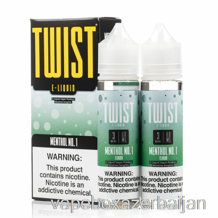 Vape Baku Menthol No. 1 - Twist E-Liquid - 120mL 12mg